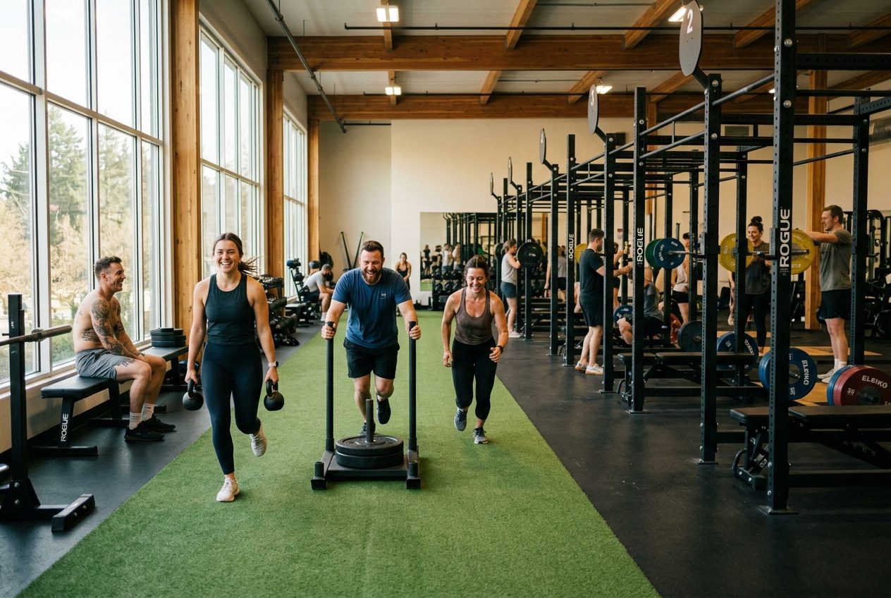 The Ascend gym floor