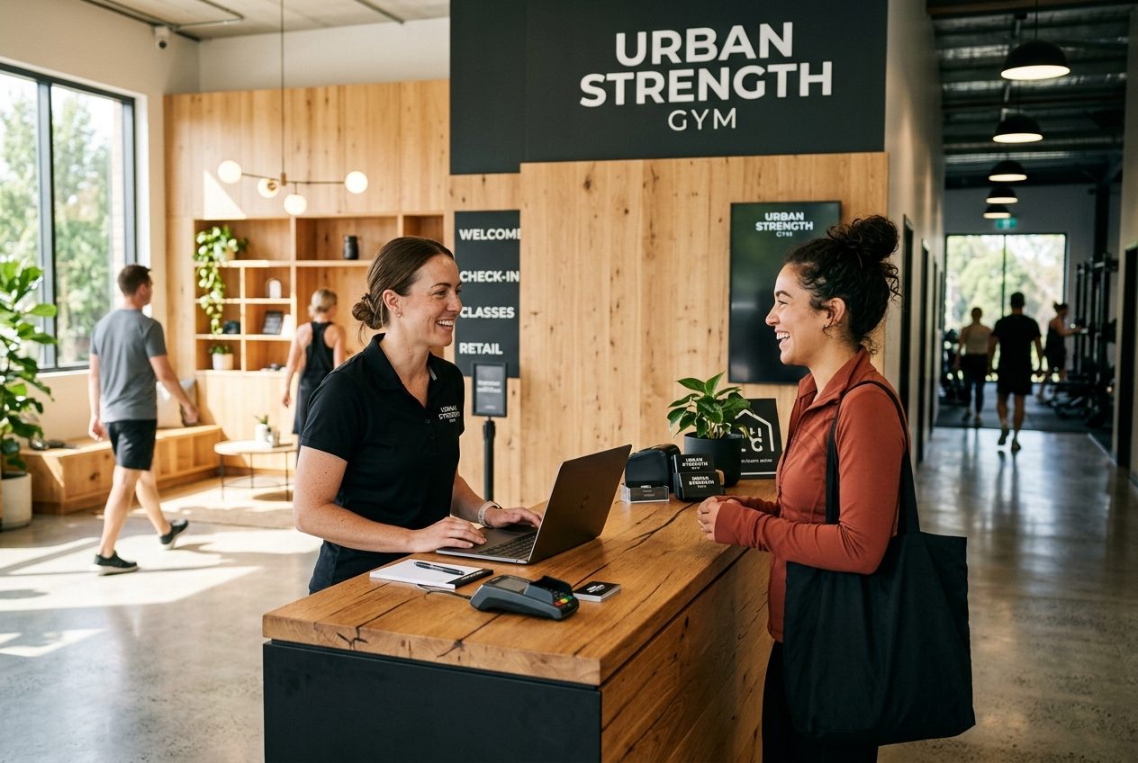 The Ascend reception desk