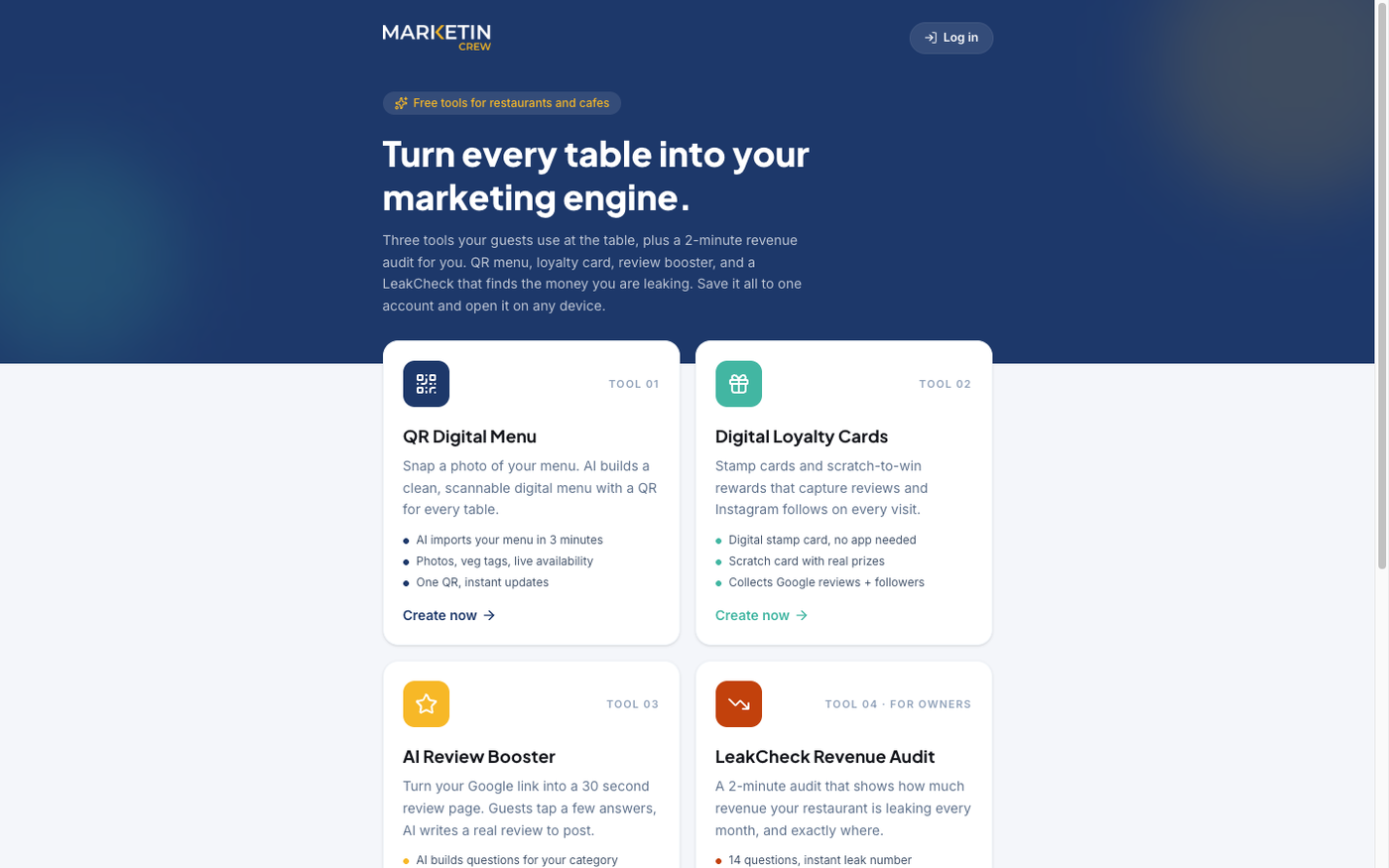 The four hospitality tools
