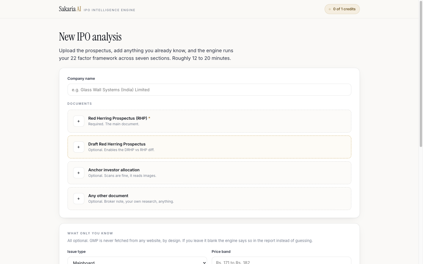 The IPO intelligence engine